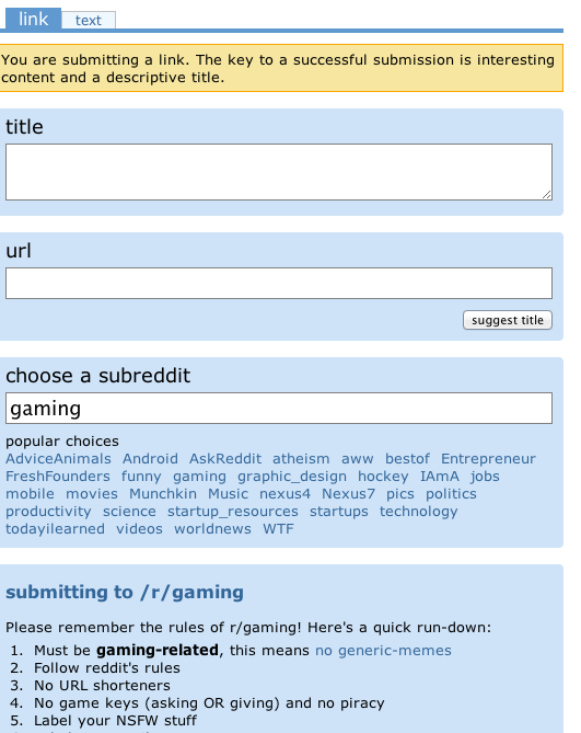 Submitting Content A Beginner's Guide To Reddit on Guides